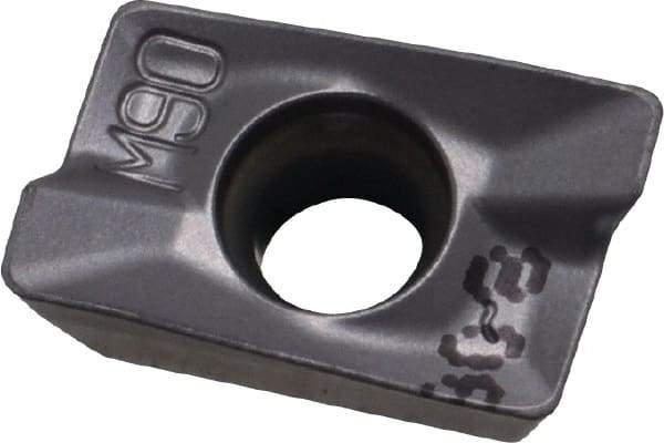 Iscar - HM90 ADKT1505 Grade IC908 Carbide Milling Insert - TiAlN Finish, 0.2303" Thick, 0.8mm Corner Radius - Eagle Tool & Supply