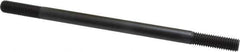 Jergens - 1/2-13 9" OAL Equal Double Threaded Stud - Alloy Steel, Black Oxide Finish, 1-1/2" Equal Thread Length - Eagle Tool & Supply