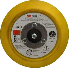 3M - 5" Diam Adhesive/PSA Disc Backing Pad - Medium Density, 10,000 RPM - Eagle Tool & Supply