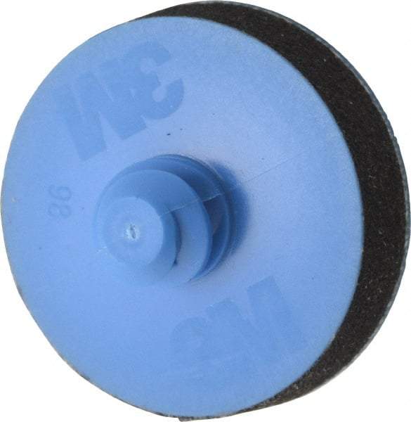 3M - 1-1/4" Diam Quick-Change Disc Backing Pad - Medium Density, 10,000 RPM, Roloc Compatible - Eagle Tool & Supply