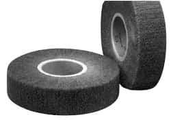 3M - 8" Diam Aluminum Oxide Finishing Flap Wheel - 3" Hole, 2" Wide, Density 7, Nonwoven, Fine Grade, 3,200 Max RPM - Eagle Tool & Supply