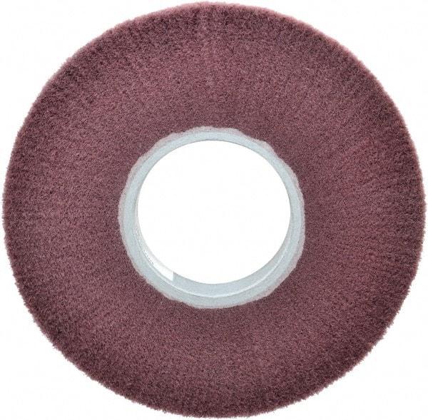 3M - 8" Diam Aluminum Oxide Finishing Flap Wheel - 3" Hole, 1" Wide, Density 5, Nonwoven, Very Fine Grade, 3,200 Max RPM - Eagle Tool & Supply