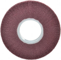 3M - 8" Diam Aluminum Oxide Finishing Flap Wheel - 3" Hole, 1" Wide, Density 5, Nonwoven, Very Fine Grade, 3,200 Max RPM - Eagle Tool & Supply