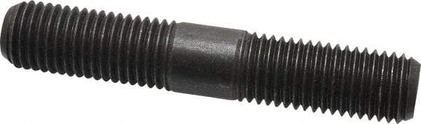 Jergens - 7/8-9 5" OAL Equal Double Threaded Stud - Alloy Steel, Black Oxide Finish, 1-29/32" Equal Thread Length - Eagle Tool & Supply