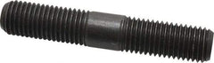 Jergens - 7/8-9 5" OAL Equal Double Threaded Stud - Alloy Steel, Black Oxide Finish, 1-29/32" Equal Thread Length - Eagle Tool & Supply