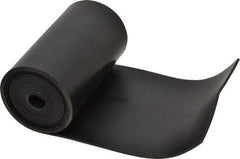 Made in USA - 1/16" Thick x 4" Wide x 60" Long, Buna-N Rubber Strip - Stock Length, 40 Shore A Durometer, 800 to 1,000 psi Tensile Strength, -20 to 170°F, Black - Eagle Tool & Supply