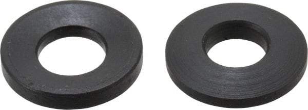 Jergens - 1/4" Bolt, Black Oxide, Steel, Spherical Washer Assembly - 19/64" Female, 17/64" Male Inside x 5/8" OD, 3/16" Thick, 1" Radius - Eagle Tool & Supply