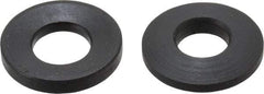 Jergens - 1/4" Bolt, Black Oxide, Steel, Spherical Washer Assembly - 19/64" Female, 17/64" Male Inside x 5/8" OD, 3/16" Thick, 1" Radius - Eagle Tool & Supply