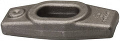 Jergens - 7/8" Stud, 2-3/4" Travel, 10" OAL x 2-1/2" Overall Width x 1-3/8" Overall Height, Heel Clamp - Grade C-1030/C-1035 Forged Steel, 2-3/4" Long x 15/16" Wide Slot, 3-5/8" Length x 1-3/4" Width x 15/16" Tapered Height, Tapped - Eagle Tool & Supply