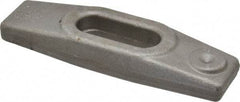 Jergens - 5/8" Stud, 1-3/8" Travel, 6" OAL x 1-3/4" Overall Width x 7/8" Overall Height, Heel Clamp - Grade C-1030/C-1035 Forged Steel, 1-3/8" Long x 11/16" Wide Slot, 2-5/16" Length x 1-1/4" Width x 9/16" Tapered Height - Eagle Tool & Supply