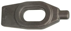 Gibraltar - 13/16" Stud, 2-9/16" Travel, Finger Clamp - 8" Long x 1-1/8" High x 2-1/8" Wide, Grade ASTM A521 & Class CA Forged Steel, 3/4" Diam - Eagle Tool & Supply