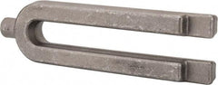 Jergens - 3-1/4" Wide x 1-3/8" High, Forged Steel, U Shaped Strap Clamp - 1" Stud, 9-1/8" Travel, 12" OAL, 1-1/16" Slot Width - Eagle Tool & Supply