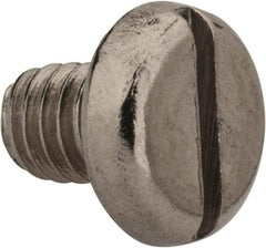 Value Collection - M4x0.70 Metric Coarse, 5mm Length Under Head Slotted Drive Machine Screw - Pan Head, Grade 18-8 & A2 Stainless Steel, Uncoated, Without Washer - Eagle Tool & Supply