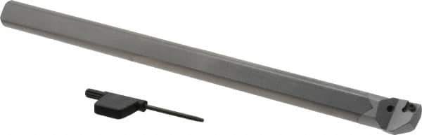 Seco - 0.812" Min Bore Diam, 10" OAL, 5/8" Shank Diam, SCLC Indexable Boring Bar - CCMT Insert, Screw Holding Method - Eagle Tool & Supply