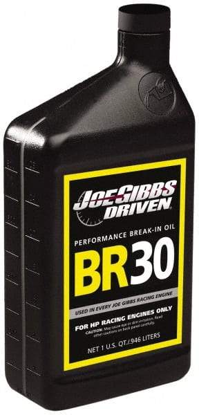 Joe Gibbs Driven Racing Oil - 1 Quart High Zinc Engine Break-In Oil - Grade 5W-30 - Eagle Tool & Supply