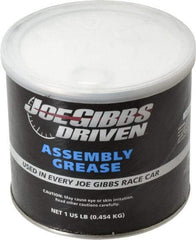 Joe Gibbs Driven Racing Oil - 1 Lb Tub Calcium Extreme Pressure Grease - Brown, Extreme Pressure, 158°F Max Temp, NLGIG 1-1/2, - Eagle Tool & Supply