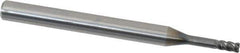 OSG - 3mm, 4 Flute, Single End, Solid Carbide, 0.2mm Corner Radius End Mill - 70mm OAL, 45° Helix, Right Hand Flute, 5mm LOC, Right Hand Cut, 15mm Extended Reach - Eagle Tool & Supply