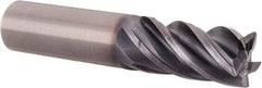 Kennametal - 18mm, 5 Flute, Solid Carbide, 0.75mm Corner Radius End Mill - 92mm OAL, 32mm LOC - Eagle Tool & Supply
