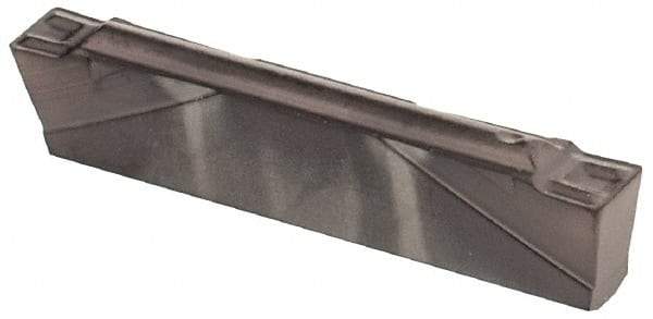 Kennametal - 94A4G Grade KCU10, 0.0941" Cutting Width Carbide Grooving Insert - 0.0748" Max Depth of Cut, Neutral, 0.0079" Corner Radius - Eagle Tool & Supply