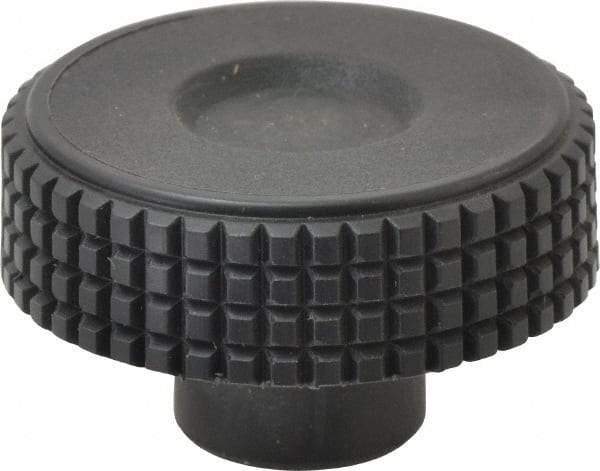 Elesa - 1.57" Head, Knurled Knob - Female Insert, Plastic - Eagle Tool & Supply