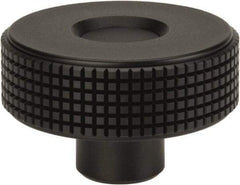 Elesa - 2.36" Head, Knurled Knob - Female Insert, Plastic - Eagle Tool & Supply