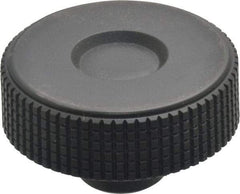 Elesa - 2.36" Head, Knurled Knob - Female Insert, Plastic - Eagle Tool & Supply