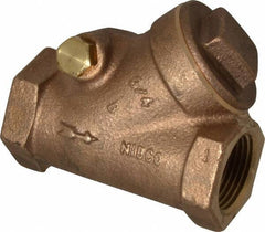 NIBCO - 3/4" Bronze Check Valve - Y-Pattern, FNPT x FNPT, 300 WOG - Eagle Tool & Supply