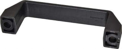 Elesa - 5.19" Center to Center, 1.06" Wide Handle, Black Matte Finish Plastic Pull Handle - 5.9" Long, 1.77" High - Eagle Tool & Supply
