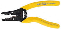 Ideal - 18 to 10 AWG Capacity Wire Stripper - 7" OAL, Cushion Grip Handle - Eagle Tool & Supply