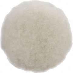 Dynabrade - 3" Diam Sheepskin Wool Bonnet Pad - Hook & Loop Attachment - Eagle Tool & Supply
