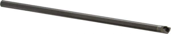 Hertel - 0.285" Min Bore Diam, 6" OAL, 1/4" Shank Diam, HBBG Indexable Boring Bar - 2-1/2" Max Bore Depth, WPGT Insert, Screw Holding Method - Eagle Tool & Supply