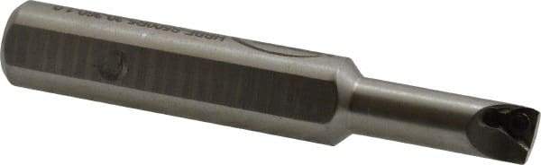 Hertel - 0.36" Min Bore Diam, 3" OAL, 1/2" Shank Diam, HBBF Indexable Boring Bar - 1" Max Bore Depth, TD.. Insert, Screw Holding Method - Eagle Tool & Supply