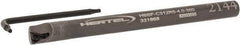 Hertel - 0.36" Min Bore Diam, 4" OAL, 5/16" Shank Diam, HBBF Indexable Boring Bar - 3-1/8" Max Bore Depth, TD.. Insert, Screw Holding Method - Eagle Tool & Supply