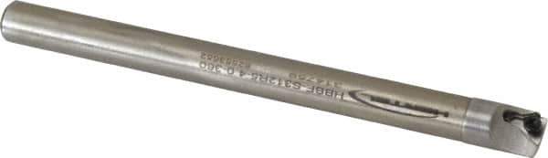 Hertel - 0.36" Min Bore Diam, 4" OAL, 5/16" Shank Diam, HBBF Indexable Boring Bar - 1-1/4" Max Bore Depth, TD.. Insert, Screw Holding Method - Eagle Tool & Supply