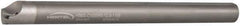 Hertel - 1.105" Min Bore Diam, 12" OAL, 1" Shank Diam, HBBS Indexable Boring Bar - 10" Max Bore Depth, TD.., TP.. Insert, Screw Holding Method - Eagle Tool & Supply