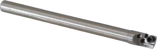 Hertel - 0.23" Min Bore Diam, 2-1/2" OAL, 3/16" Shank Diam, HBBC Indexable Boring Bar - 3/4" Max Bore Depth, CD.. Insert, Screw Holding Method - Eagle Tool & Supply