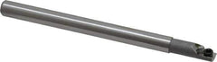 Hertel - 0.18" Min Bore Diam, 2-1/2" OAL, 3/16" Shank Diam, HBBC Indexable Boring Bar - 1/2" Max Bore Depth, CD.. Insert, Screw Holding Method - Eagle Tool & Supply