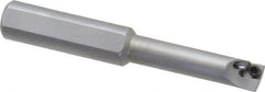 Hertel - 0.285" Min Bore Diam, 2-1/2" OAL, 3/8" Shank Diam, HBBC Indexable Boring Bar - 1-1/4" Max Bore Depth, CD.. Insert, Screw Holding Method - Eagle Tool & Supply