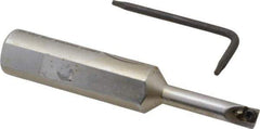 Hertel - 0.23" Min Bore Diam, 2-3/4" OAL, 1/2" Shank Diam, HBBC Indexable Boring Bar - 1" Max Bore Depth, CD.. Insert, Screw Holding Method - Eagle Tool & Supply