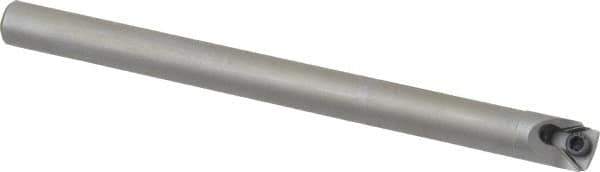 Hertel - 0.438" Min Bore Diam, 5" OAL, 3/8" Shank Diam, HBBQ Indexable Boring Bar - 1-1/2" Max Bore Depth, TPC.. Insert, Screw Holding Method - Eagle Tool & Supply