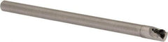 Hertel - 0.3" Min Bore Diam, 4" OAL, 1/4" Shank Diam, HBBF Indexable Boring Bar - 1" Max Bore Depth, TD.. Insert, Screw Holding Method - Eagle Tool & Supply