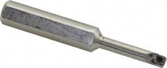 Hertel - 0.208" Min Bore Diam, 2-1/2" OAL, 3/8" Shank Diam, HBBC Indexable Boring Bar - 1" Max Bore Depth, CD.. Insert, Screw Holding Method - Eagle Tool & Supply