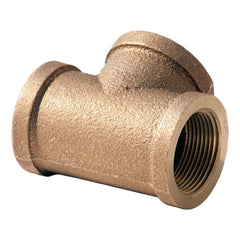 Merit Brass - Brass & Chrome Pipe Fittings Type: Tee Fitting Size: 1/4 - Eagle Tool & Supply