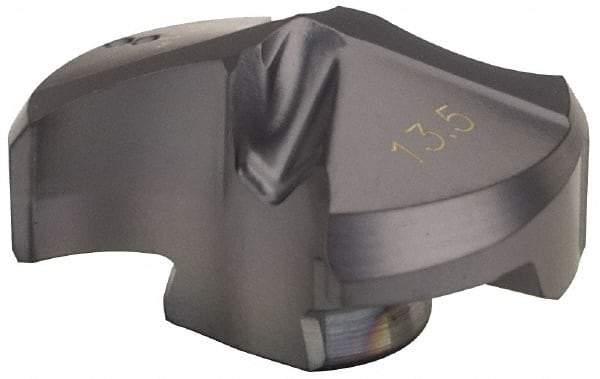 Iscar - Series IDI-SK, 0.531" Diam Grade IC908 140° Replaceable Drill Tip - Carbide, TiAlN Finish - Eagle Tool & Supply