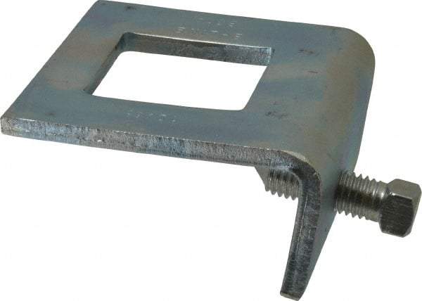 Cooper B-Line - 5/8" Max Flange Thickness, Strut To Beam Clamp - 900 Lb Capacity, ASTM A1011 Carbon Steel - Eagle Tool & Supply