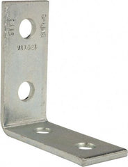 Cooper B-Line - Zinc Plated Carbon Steel 90° Strut Fitting - 1/2" Bolt, 4 Holes, Used with Cooper B Line Channel & Strut (All Sizes Except B62 & B72) - Eagle Tool & Supply