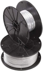 Cooper B-Line - 500' Long, 1/16" x 1/16" Diam, Steel Wire Rope - 96 Lb Breaking Strength, 7 x 7 Strand - Eagle Tool & Supply