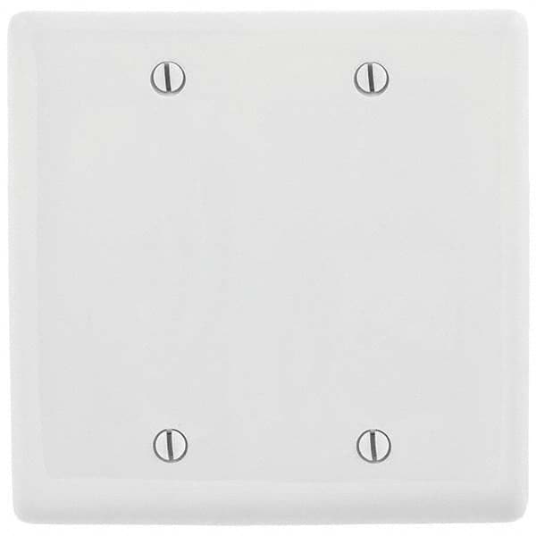 Hubbell Wiring Device-Kellems - Wall Plates Wall Plate Type: Blank Wall Plate Color: White - Eagle Tool & Supply