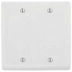 Hubbell Wiring Device-Kellems - Wall Plates Wall Plate Type: Blank Wall Plate Color: White - Eagle Tool & Supply