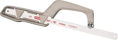 Stanley - 10" Hacksaw - 1" Throat Depth, Cast Aluminum Handle, Aluminum D-Style Handle - Eagle Tool & Supply